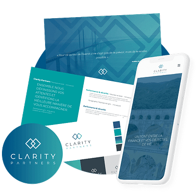 Clarity Partners, nouvelle identité visuel et site - Création de site internet