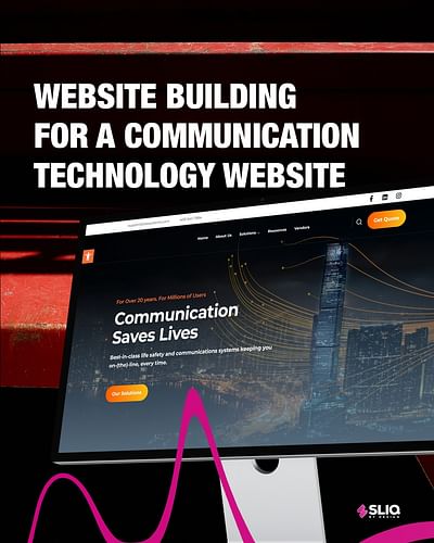 Website creation for a telecom company - Website Creation