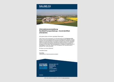 Schweizer Salinen – Newsletter - E-Mail-Marketing