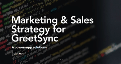 Go-to-Market Strategy & Sales Transformation for GreetSyncs - Marketing