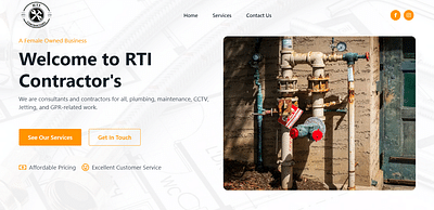 RTI-GPR Contractor's Web Design - Webseitengestaltung