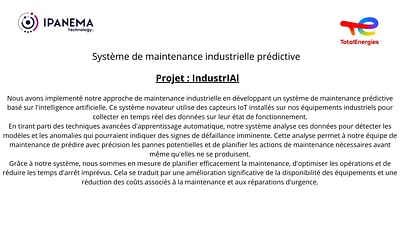 Système de maintenance industrielle prédictif - Intelligence Artificielle