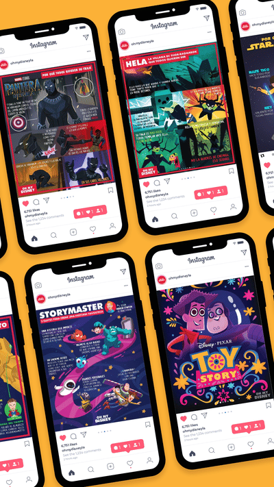 OH MY DISNEY SOCIAL MEDIA CONTENT - Content Strategy