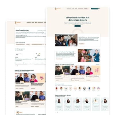 Alzheimer Nederland; Kennis krijgt pas waarde als je ’m kunt toepassen - Website Creatie