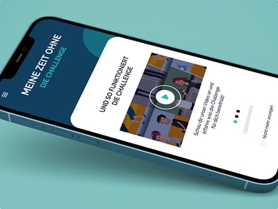 ift Nord - Meine Zeit Ohne App - Suchtprävention - Graphic Design