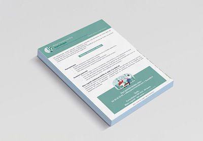 Logo et flyer Marie-Frédérique Buy - Design & graphisme