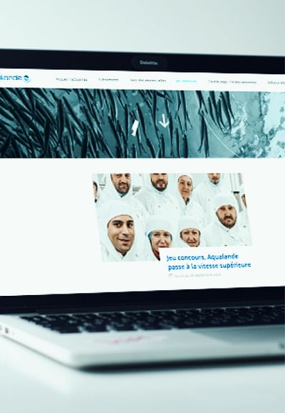 Aqualande : Connecter les salariés du groupe - Application web