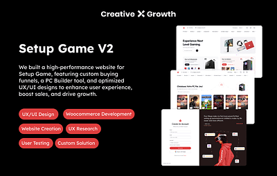 Setup Game - Website Development & Optimization - SEO