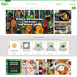 Naturel Spices - E-commerce