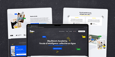 BigBloom Academy / Création de site web - Ergonomie (UX/UI)