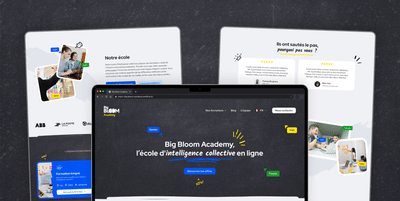 BigBloom Academy / Création de site web - Webseitengestaltung