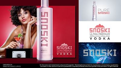 Snoski Vodka Naming & Packaging - Packaging