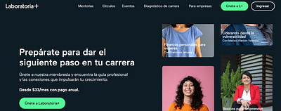 Design and webapp development - Laboratoria+ - Software Development