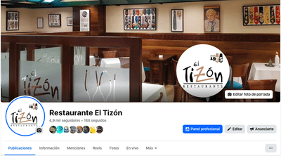 Restaurante el Tizón - Redes Sociales