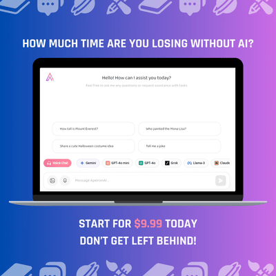 Apeiron AI (All Your AI Needs in One Place) - Intelligence Artificielle