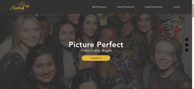 Salhab 360 Photobooth Website Build - Website Creation