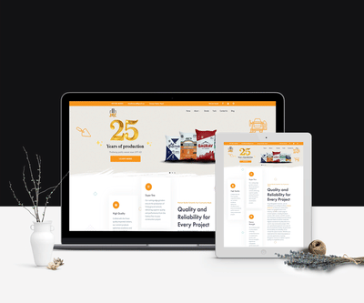 Website Development for Jay Mangalam Cements - Création de site internet