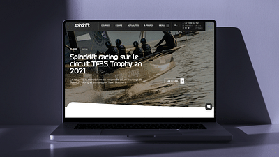 Spindrift -  Site wordpress interactif et immersif - Ergonomie (UX/UI)