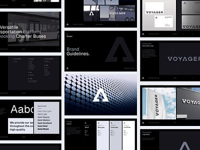 VOYAGER - Design for Charter Bus Rental Startup - Markenbildung & Positionierung