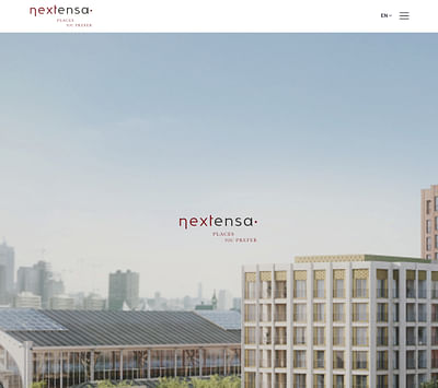 Nextensa - Website Creatie