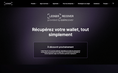 Création d’un ensemble de produits et de services - Application web