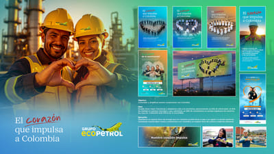 El Corazón que Impulsa a Colombia —  Comunicación Ecopetrol - Diseño Gráfico