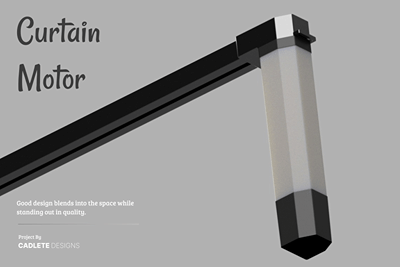 Smart Curtain Motor - 3D