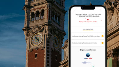 Suivi conjoncturel - Métropole européenne de Lille - Applicazione web