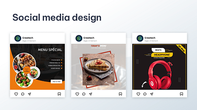 Social media design - E-commerce