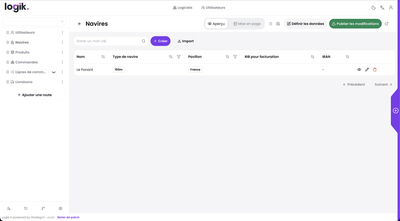 Logik - Logiciel No-Code pour vos projets sur-mesure - Application web