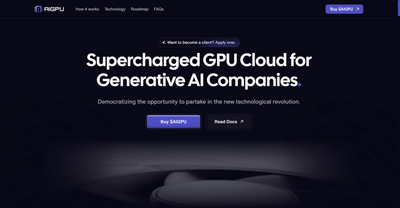 AIGPU Website - Création de site internet