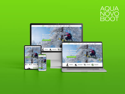 Onlineshop Entwicklung für AquaNovoBoot - E-Commerce