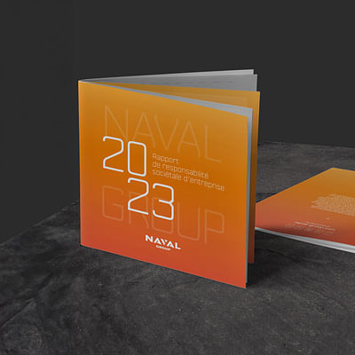 NAVAL GROUP : Rapport RSE 2023 - Design & graphisme