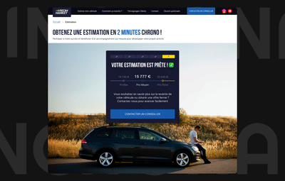 VroomMarket - Création de site internet