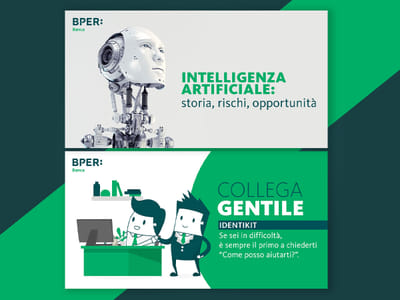 LinkedIn strategy e content production per BPER Banca - Bedrijfscommunicatie