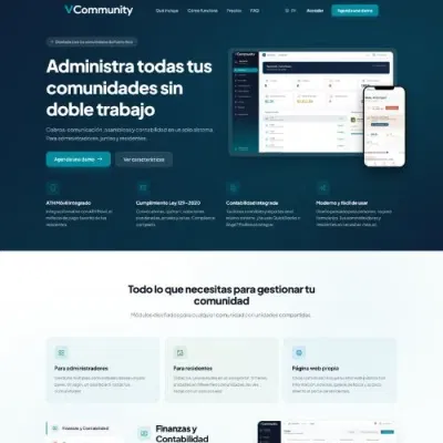 VCommunity — Community management web app - Application web