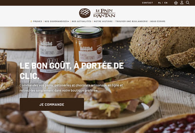Le Pain d'Antan - Website Creatie