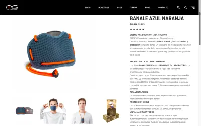 Ecommerce MaskandGo - Website Creation