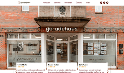 Neue Website - modern und effektiv! - Social Media