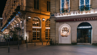 Vitrine l'Intendant Grands Vins - Design & graphisme