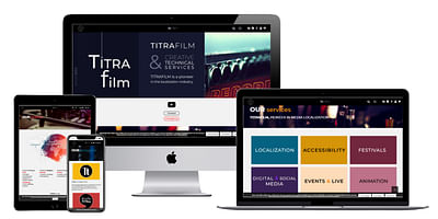 Refonte du site Web de Titrafilm - Création de site internet