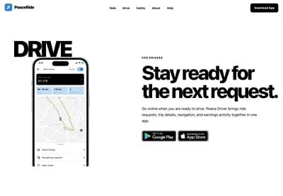 PeaceRide passenger and driver apps - Mobile App