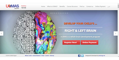 UCMAS Egypt - Official Website - Website Creatie