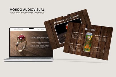 Mondo Audiovisual - Landing page - Webseitengestaltung