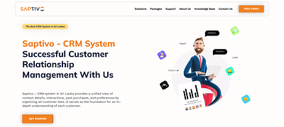 Saptivo Web Design and Development Project - Website Creation