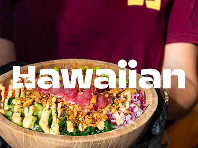 Hawaiian Poké Bowl - Social Media Management - Social media