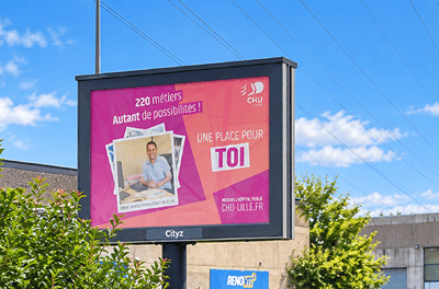 CAMPAGNE D'AFFICHAGE - CENTRE HOSPITALIER UNIVERSITAIRE DE LILLE - Mediaplanung