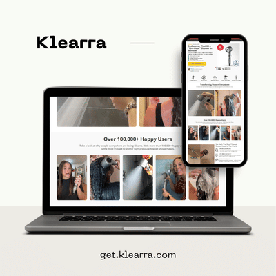 Klearra - eCommerce Website - Webseitengestaltung