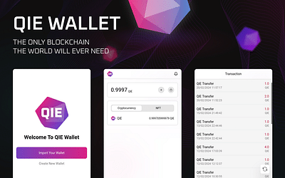 QIE Crypto Wallet - Application mobile