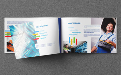 Conception et mise en page brochure commerciale - Graphic Design